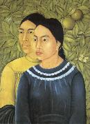Frida Kahlo Two Women oil painting artist